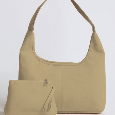 EVERA | Borsa impermeabile in pelle scamosciata vegetale