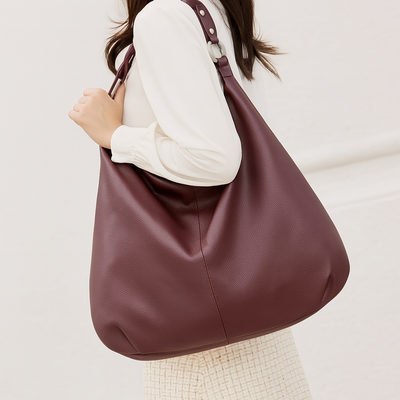 AURORA : Élégant sac bandoulière en cuir végétal 