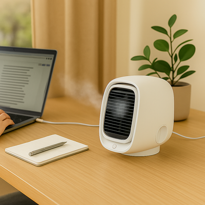 AIRLOOM | Enfriador de aire y humidificador portátil 2 en 1