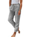 Pantalon droit taille haute pour femme