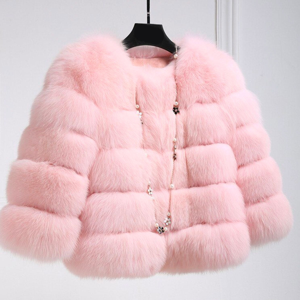 Manteau en fausse fourrure pour femme