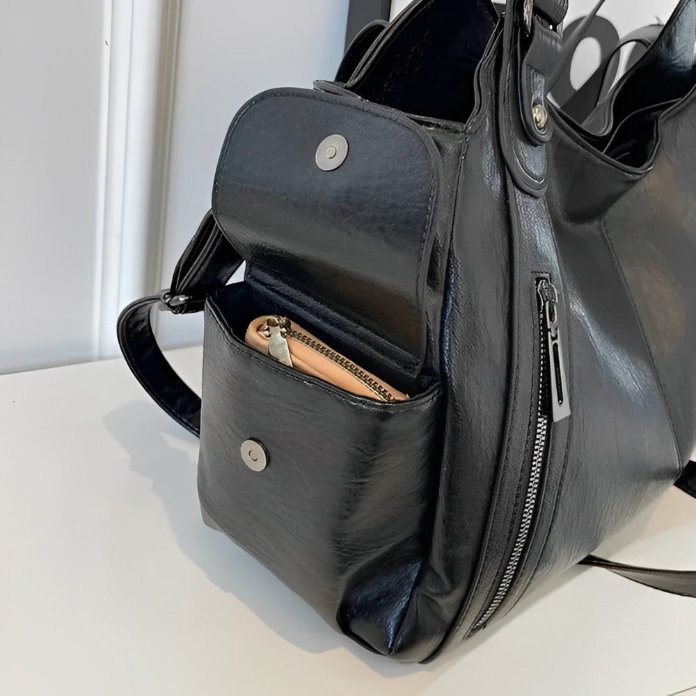 Aliona - Sac à école avec bandoulière et fermeture légère