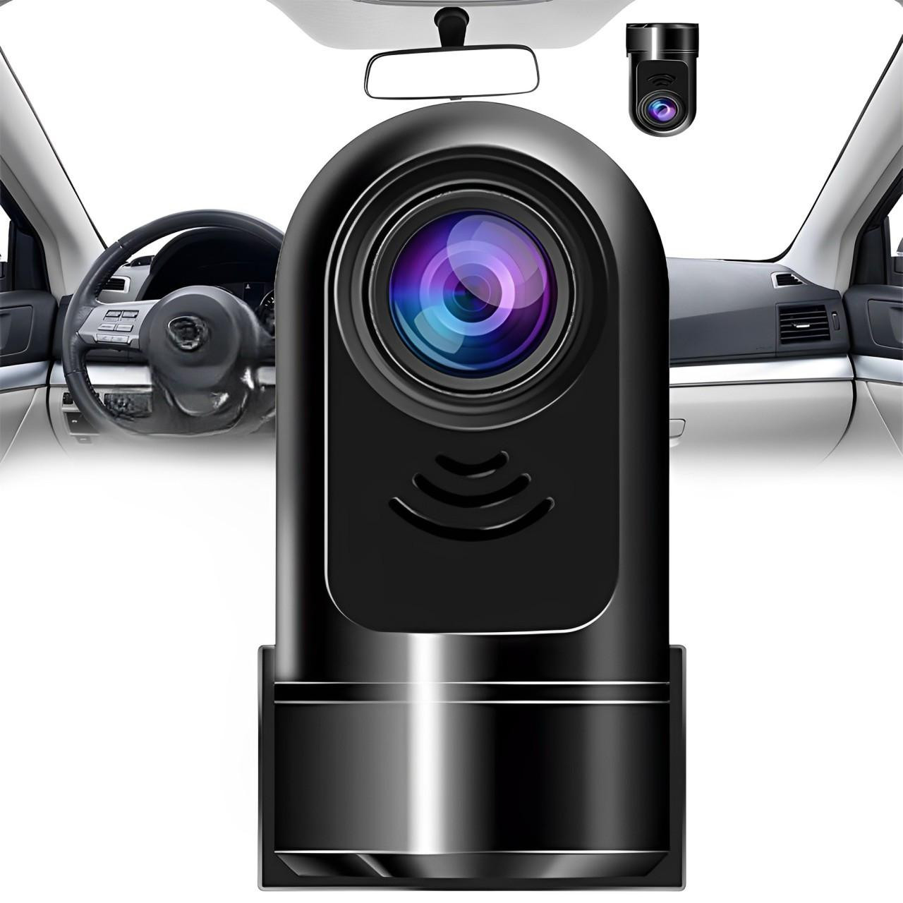 Dashcam auto con telecamera di sorveglianza