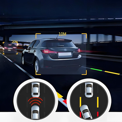 Dashcam auto con telecamera di sorveglianza
