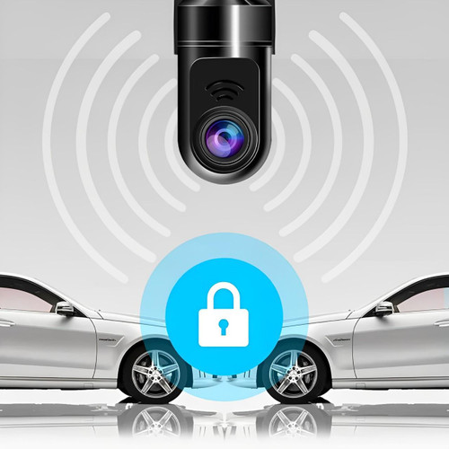 Dashcam auto con telecamera di sorveglianza
