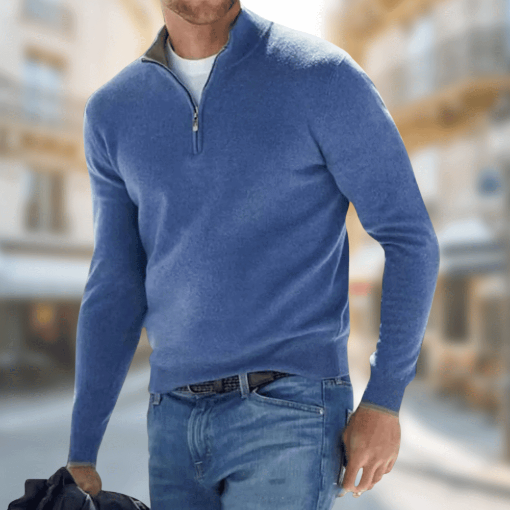 Theo - El suéter cómodo y elegante para el período de transición