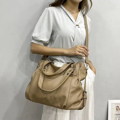 Héra - grand sac à main en cuir souple