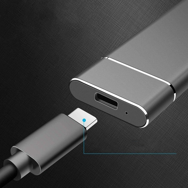 SSD esterno portatile da 8 TB con USB 3.1 per trasferimenti veloci di file - Design leggero e compatto