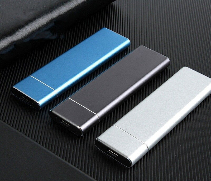 SSD esterno portatile da 8 TB con USB 3.1 per trasferimenti veloci di file - Design leggero e compatto