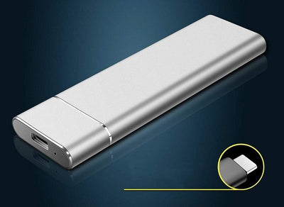 SSD esterno portatile da 8 TB con USB 3.1 per trasferimenti veloci di file - Design leggero e compatto