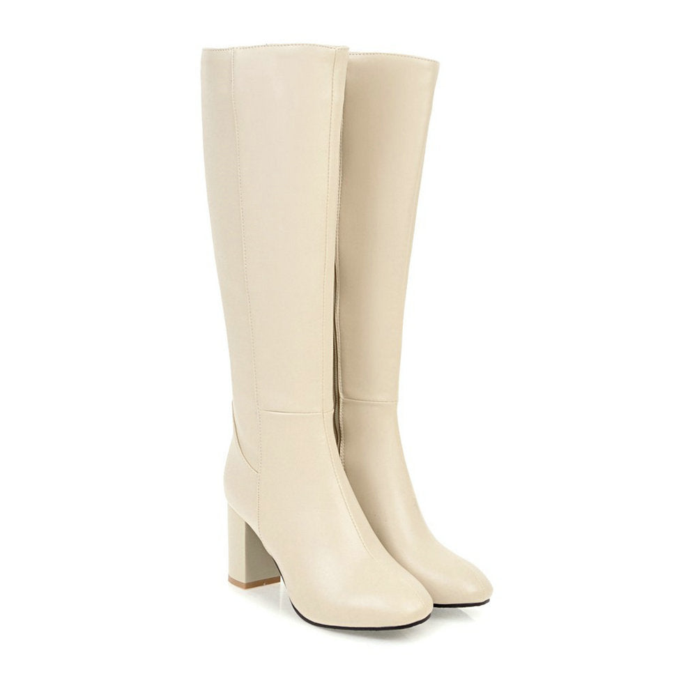 Botas de mujer altas cómodas con talón