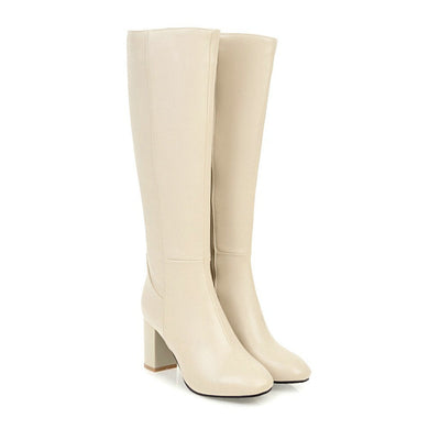 Botas de mujer altas cómodas con talón