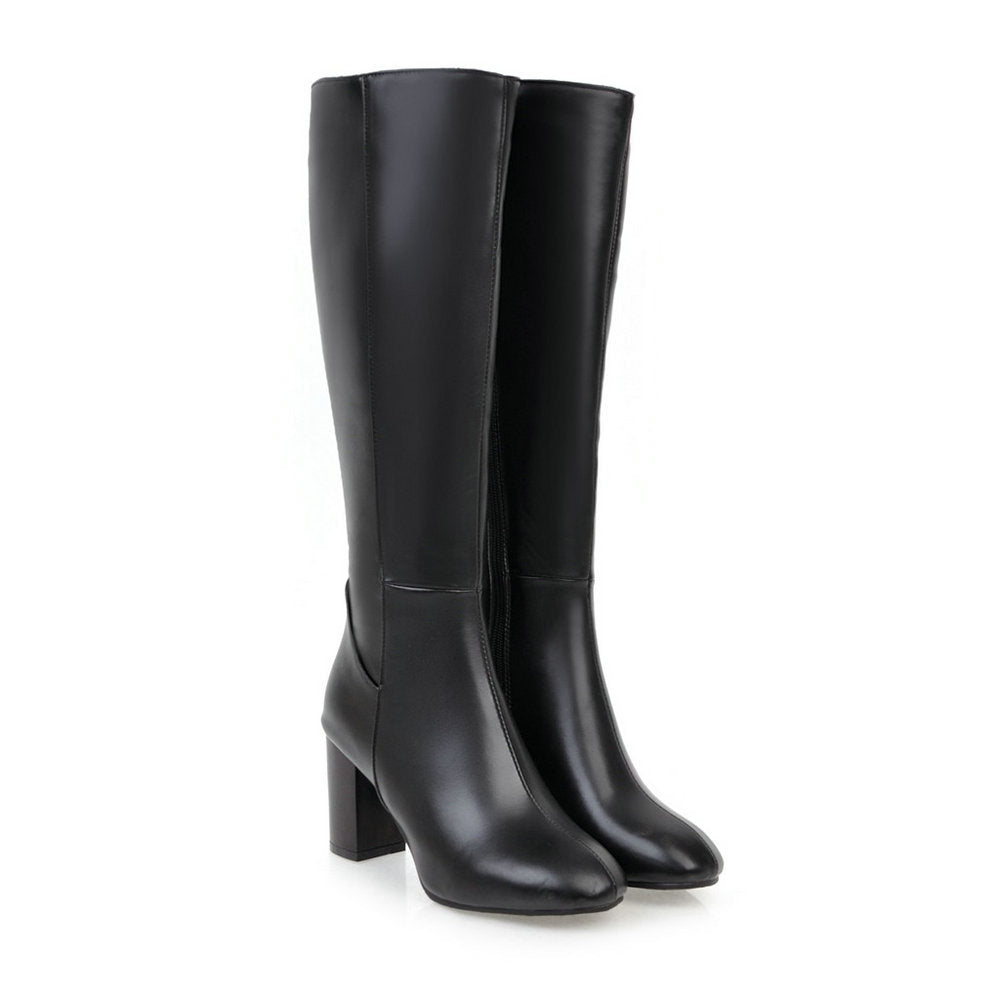 Botas de mujer altas cómodas con talón