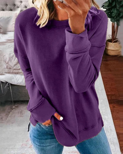 Sudadera clásica de mujer: suave y cómoda.