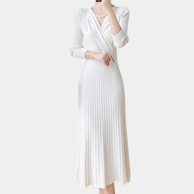 ARWENA - Elegante vestido de punto para mujer