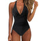 Maillot de bain push-up taille haute élégant