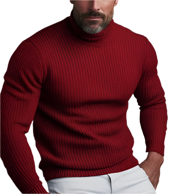 Elegante suéter Dolcevita - suéter dolcevita para hombres - lujoso y versátil