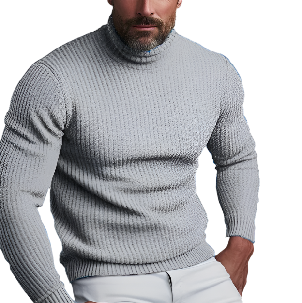 Elegante suéter Dolcevita - suéter dolcevita para hombres - lujoso y versátil