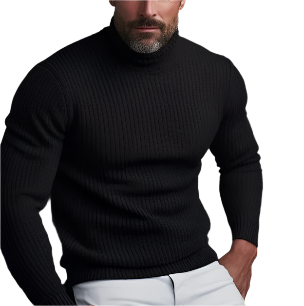 Elegante suéter Dolcevita - suéter dolcevita para hombres - lujoso y versátil