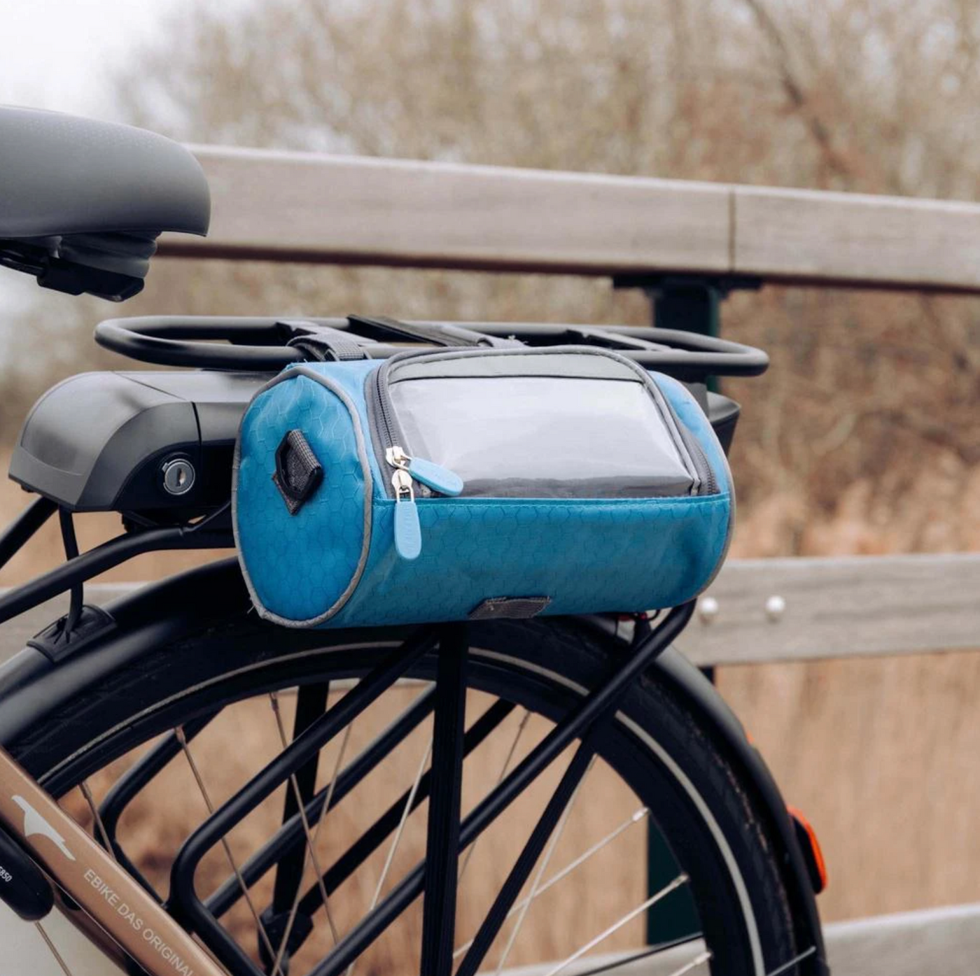Borsa da bici con touchscreen - resistente agli spruzzi e multifunzionale - adatta a tutte le bici