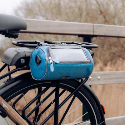 Borsa da bici con touchscreen - resistente agli spruzzi e multifunzionale - adatta a tutte le bici