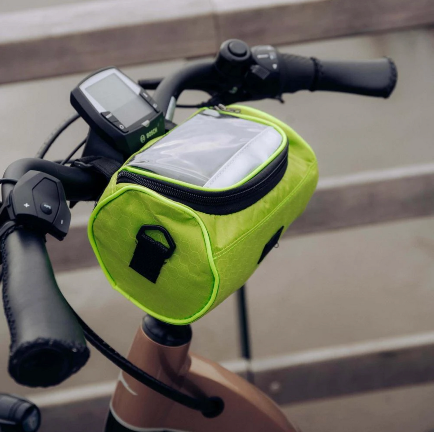 Borsa da bici con touchscreen - resistente agli spruzzi e multifunzionale - adatta a tutte le bici