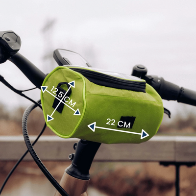 Borsa da bici con touchscreen - resistente agli spruzzi e multifunzionale - adatta a tutte le bici