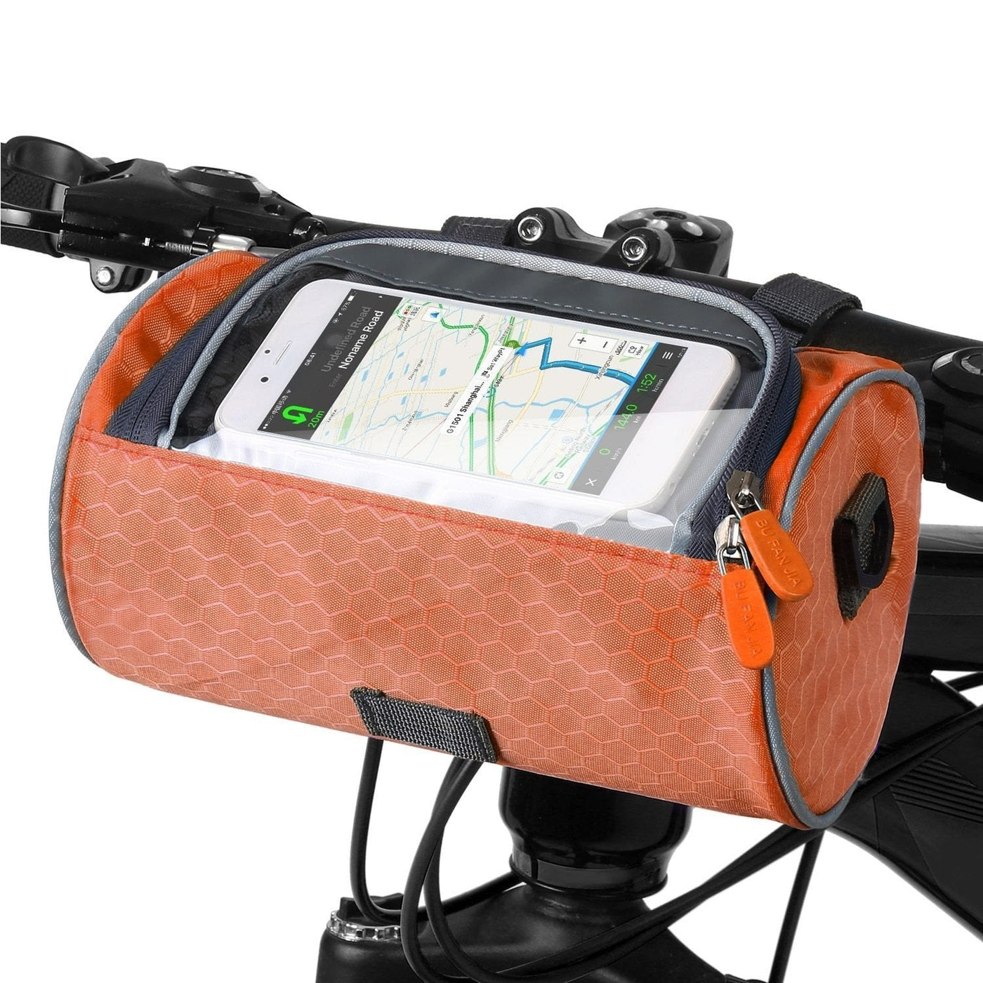 Borsa da bici con touchscreen - resistente agli spruzzi e multifunzionale - adatta a tutte le bici