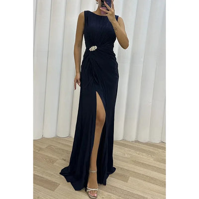 Aviana - Elegante y llamativo vestido de noche largo para mujer