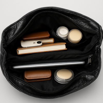 Sac à bandoulière pour femme - Élégant sac fourre-tout en similicuir