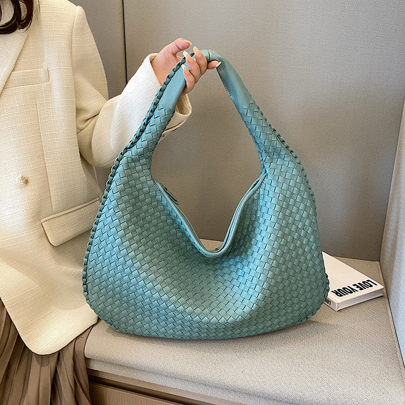 Borsa a tracolla in ecopelle intrecciata | Maria