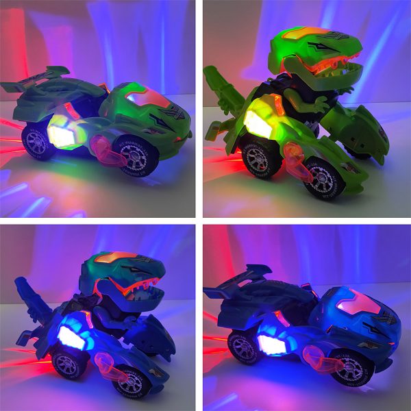 Carrello a LED per dinosauri