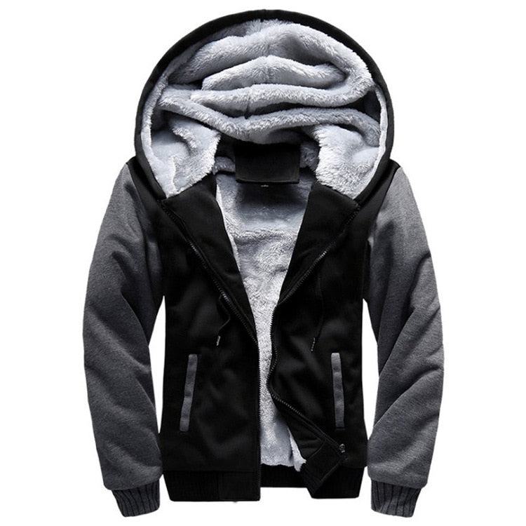 Chaqueta polar de invierno para hombre 