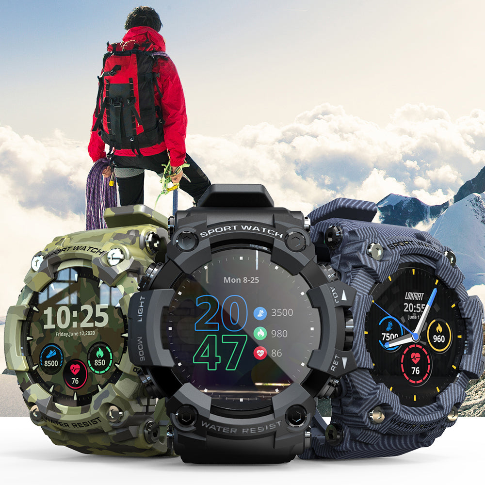Montre connectée Atlas de qualité militaire 