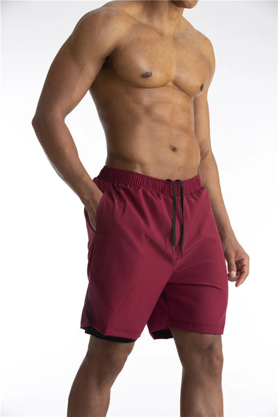 Titan | Pantalones cortos de running con forro y bolsillo para el móvil - Comodidad y funcionalidad