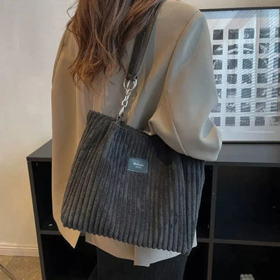Bolso de hombro de pana - Harlee