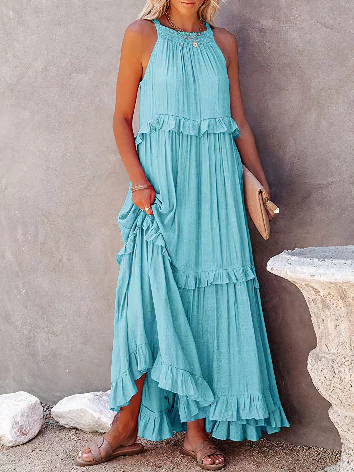 Celestine - Vestido largo de mujer elegante y versátil