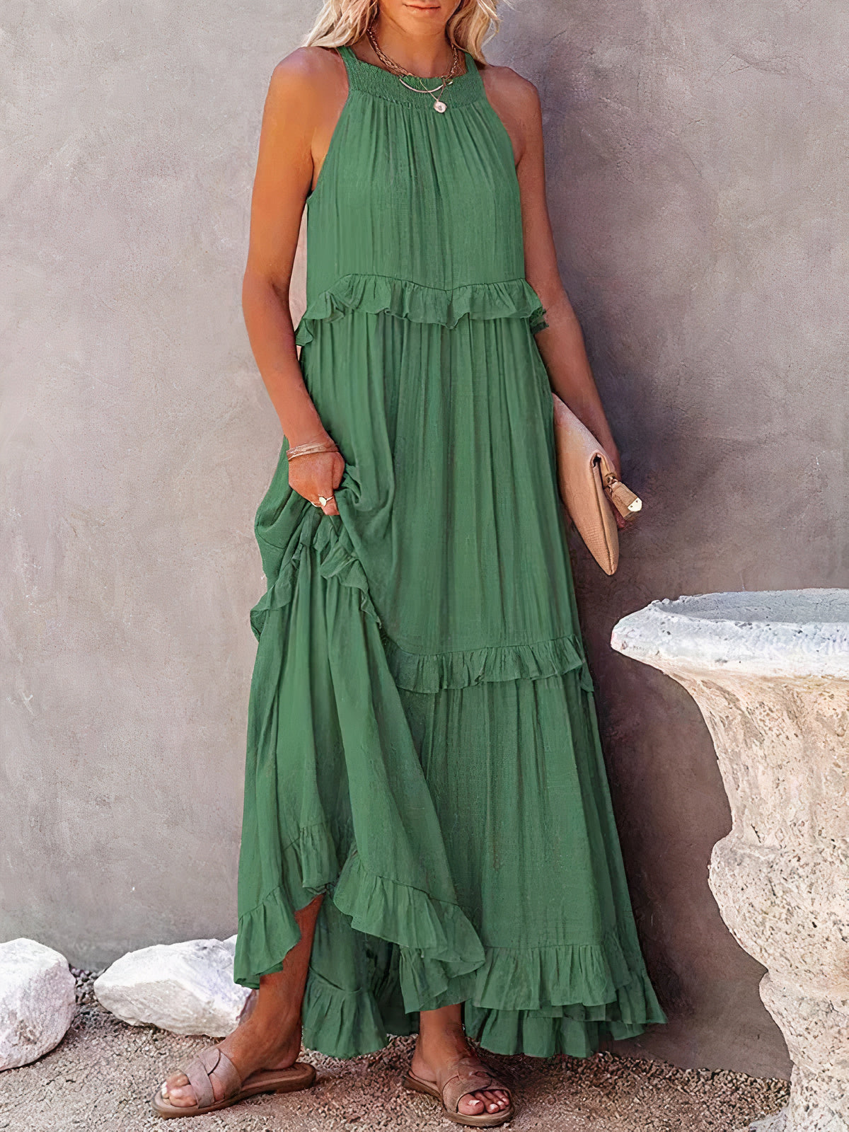 Celestine - Vestido largo de mujer elegante y versátil