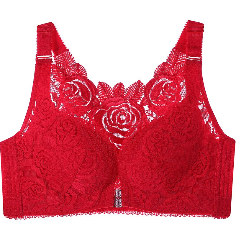 Carly - Soutien-gorge push-up sans armatures avec fermeture sur le devant pour femme