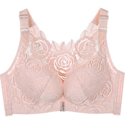 Carly - Soutien-gorge push-up sans armatures avec fermeture sur le devant pour femme