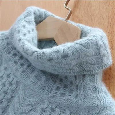 Calda polo a collo alto da donna | Perfetta per l'autunno/inverno