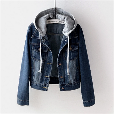 Giacca da donna Anneke Denim | Look casual per tutti i giorni | Cappuccio staccabile