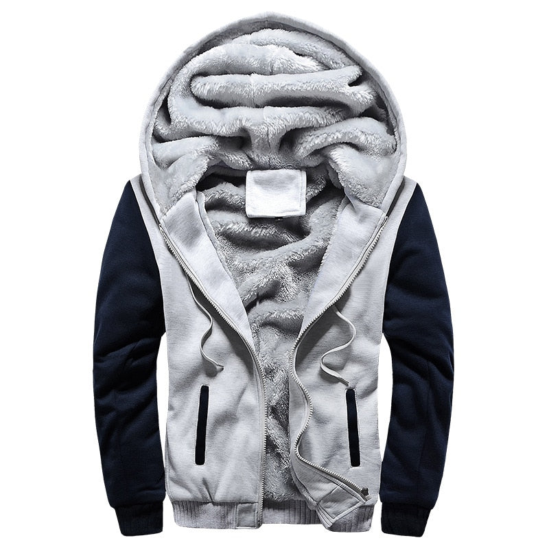 Chaqueta polar de invierno para hombre 