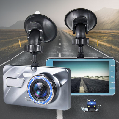 Cámara de salpicadero inalámbrica delantera y trasera con visión nocturna - Cámara de salpicadero para coche 1080P