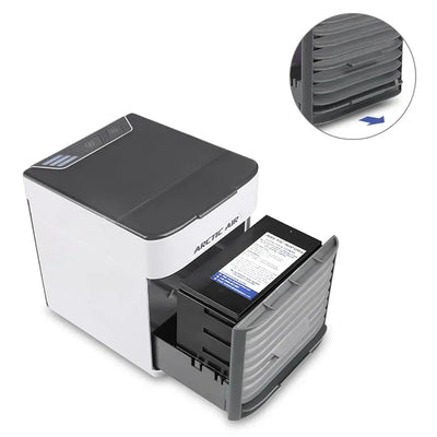 Mini climatiseur portable - Refroidit, humidifie et nettoie - Refroidisseur d'air USB 3 en 1