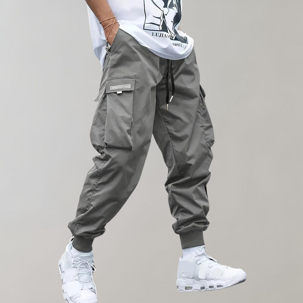 Pantaloni cargo da uomo versatili con gamba stretta