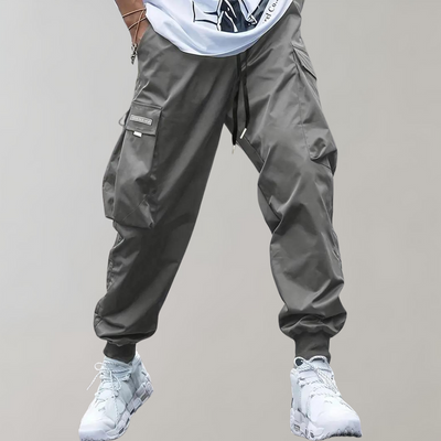 Pantaloni cargo da uomo versatili con gamba stretta