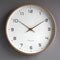 EleQuartz-Clock - Reloj de pared redondo - Reloj de pared nórdico de madera