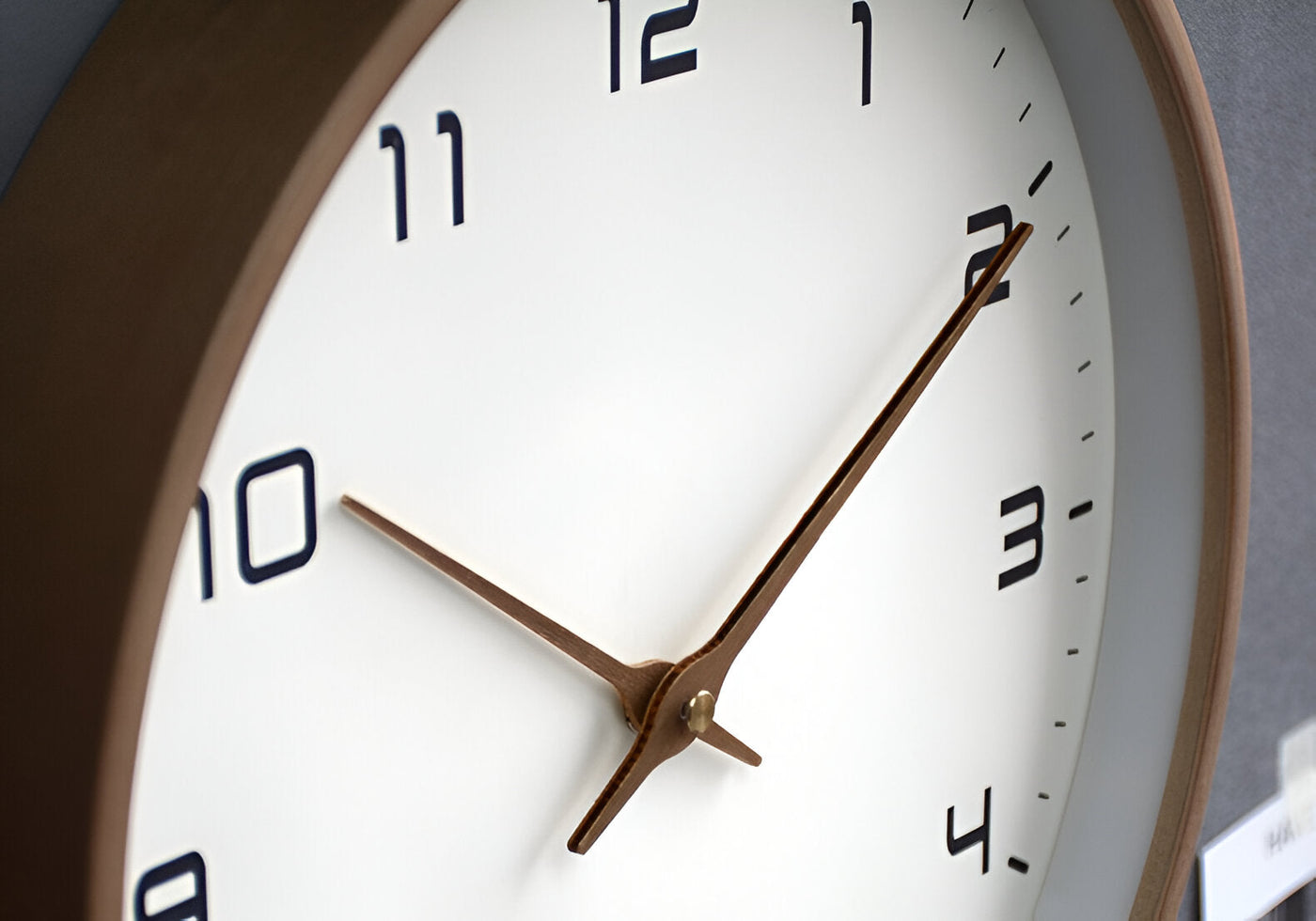 EleQuartz-Clock - Reloj de pared redondo - Reloj de pared nórdico de madera
