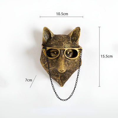 Golden Head - Gancho de pared multifuncional para decoración y almacenamiento de paredes